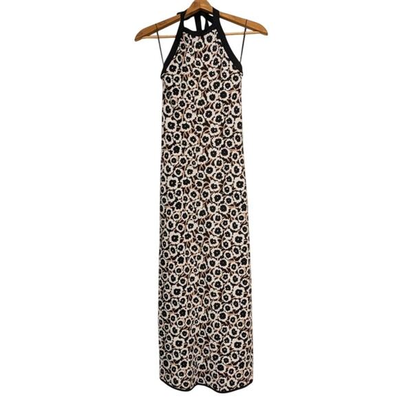 Diane Von Furstenberg Poppy Print Bodycon Maxi Dress - Picture 1 of 2